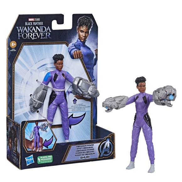 1 SHURI Black Panther Wakanda Forever 6” Action Figure - Marvel Vibranium Power - Picture 4 of 5